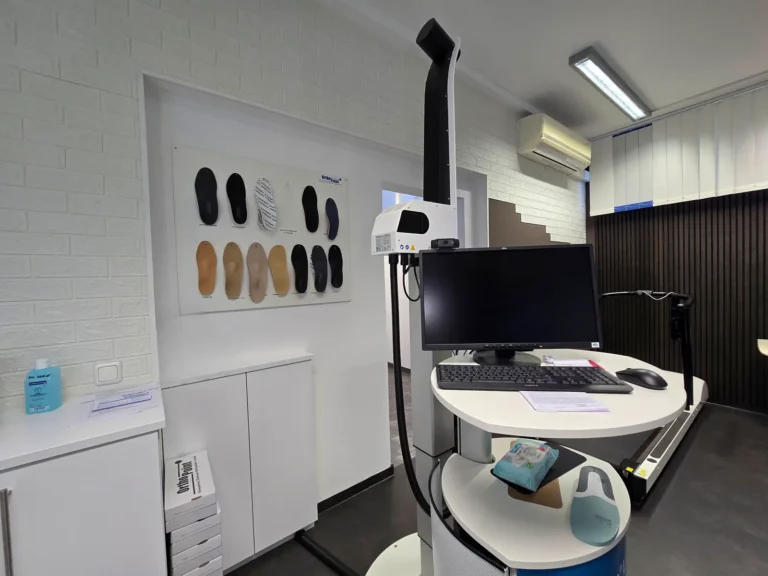 OrthoPoint Zentrale, verschiedene Schuheinlagen