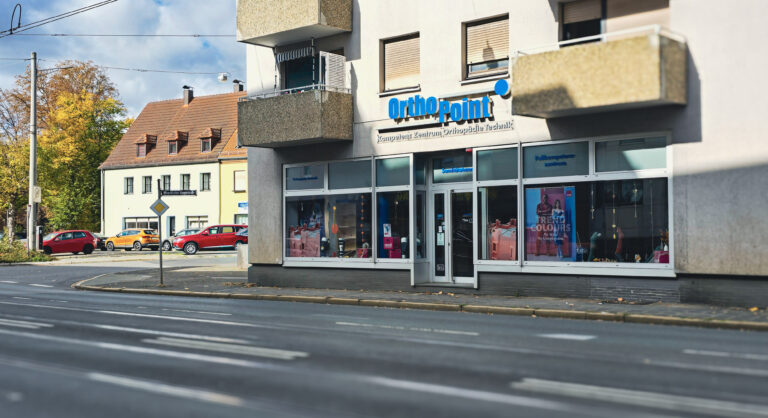 Filiale Sanitätshaus Orthopoint Mögeldorferstraße Nürnberg von außen