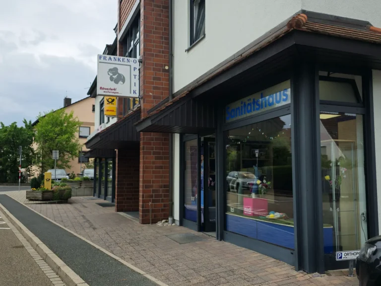 Sanitätshaus Eckental Schaufenster